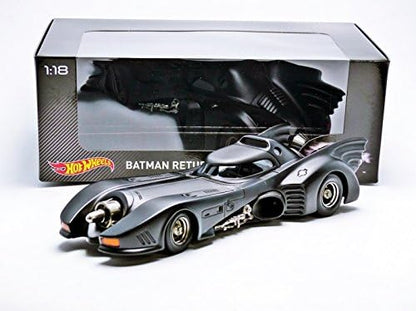 Hot Wheels Elite Collector Batman renvoie la Batmobile
