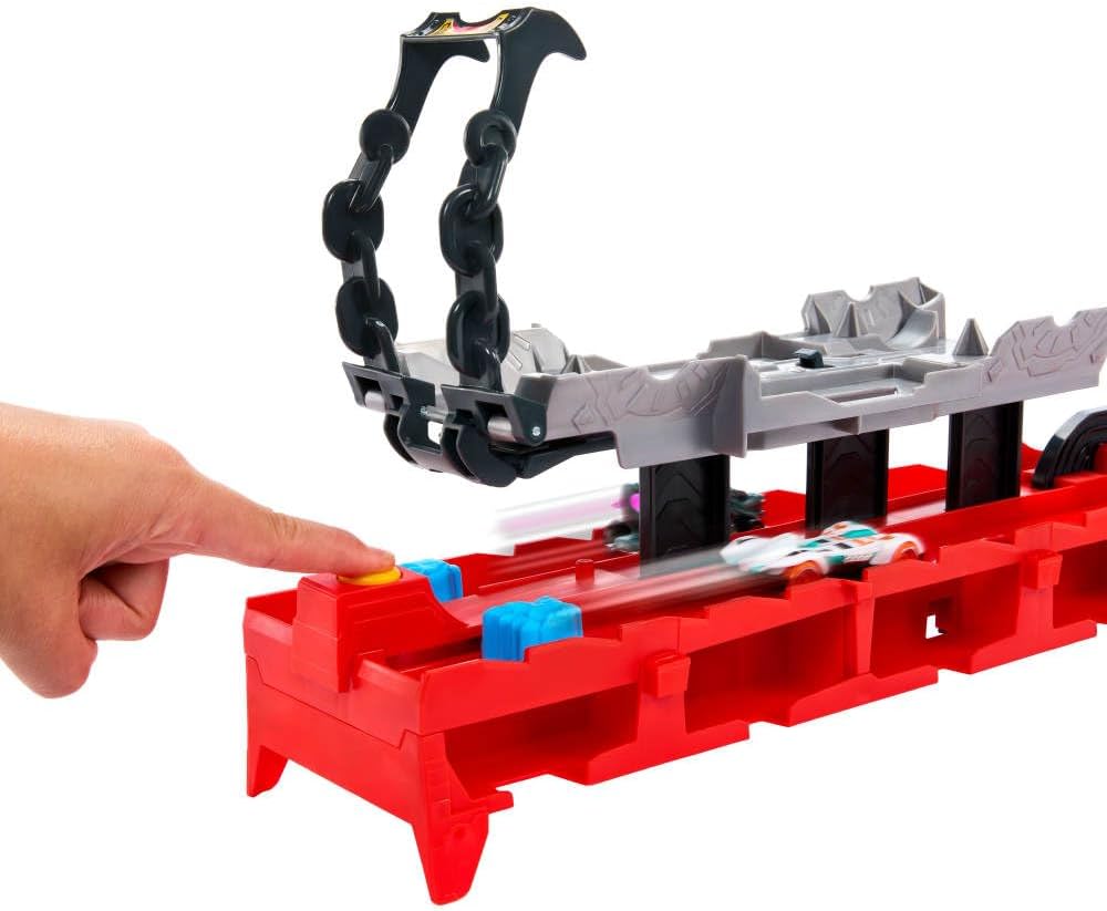 Hot Wheels City Ultimate Dual Dragon Transporter avec 2 voitures