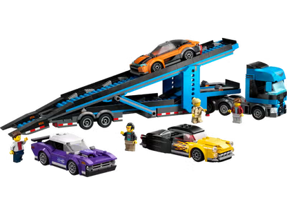 LEGO City Camion bisarca e auto sportive (60408)