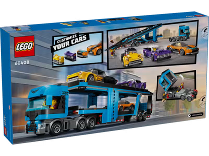 LEGO City Camion bisarca e auto sportive (60408)