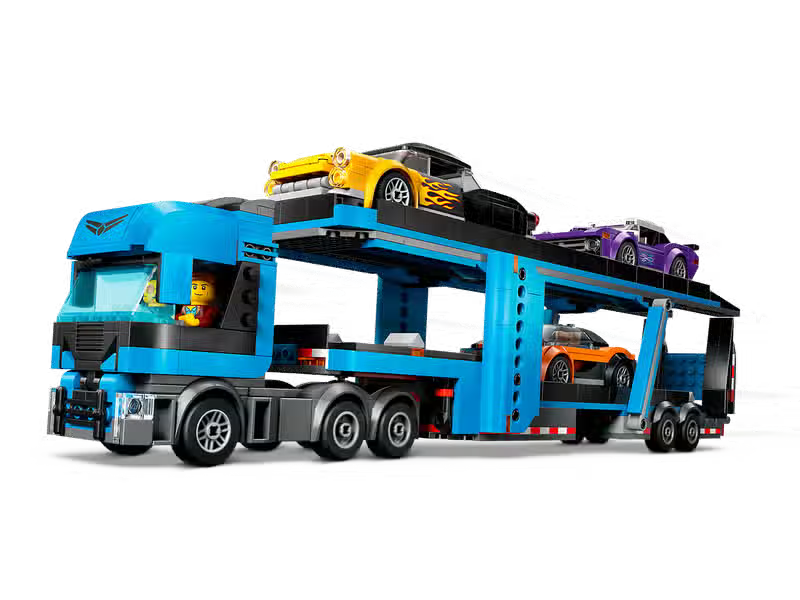 LEGO City Camion bisarca e auto sportive (60408)