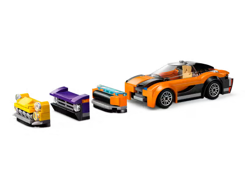 LEGO City Camion bisarca e auto sportive (60408)