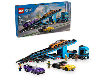 LEGO City Camion bisarca e auto sportive (60408)