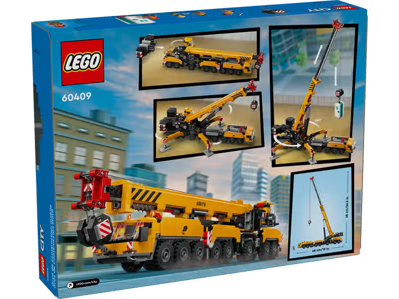 Gelber mobiler Baukran (60409)