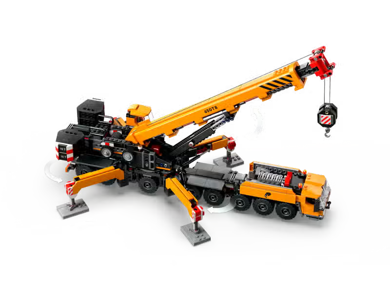 Gelber mobiler Baukran (60409)