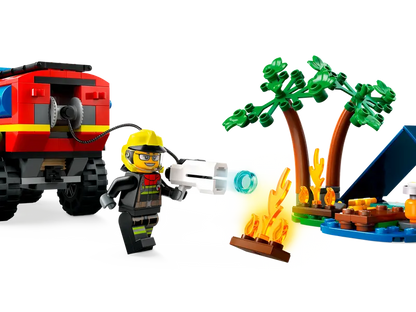 4x4-Feuerwehrauto mit Rettungsboot (60412)