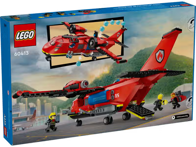 LEGO City Avion de secours en cas d'incendie (60413)