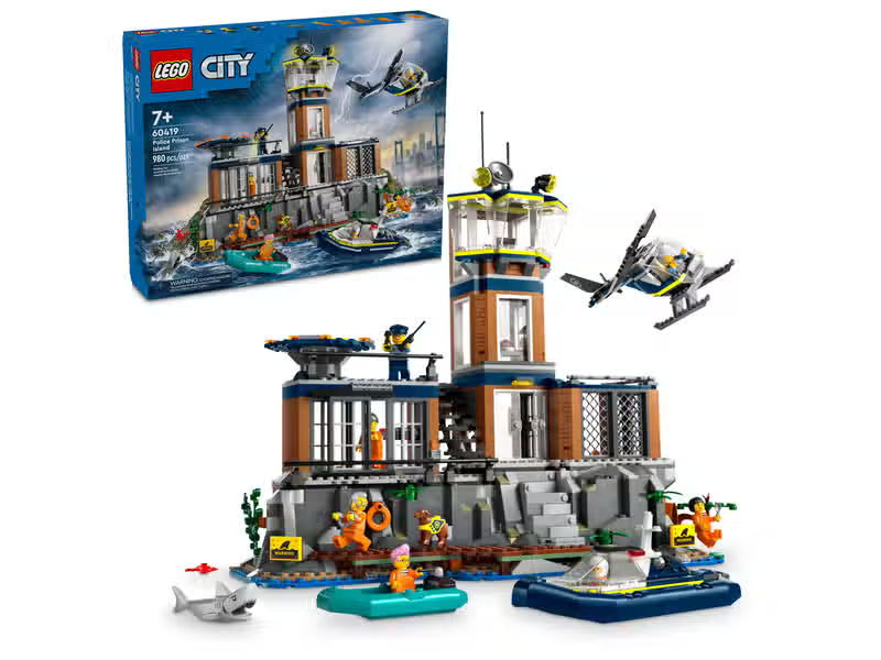 LEGO City Polizia e isola carceraria (60419)