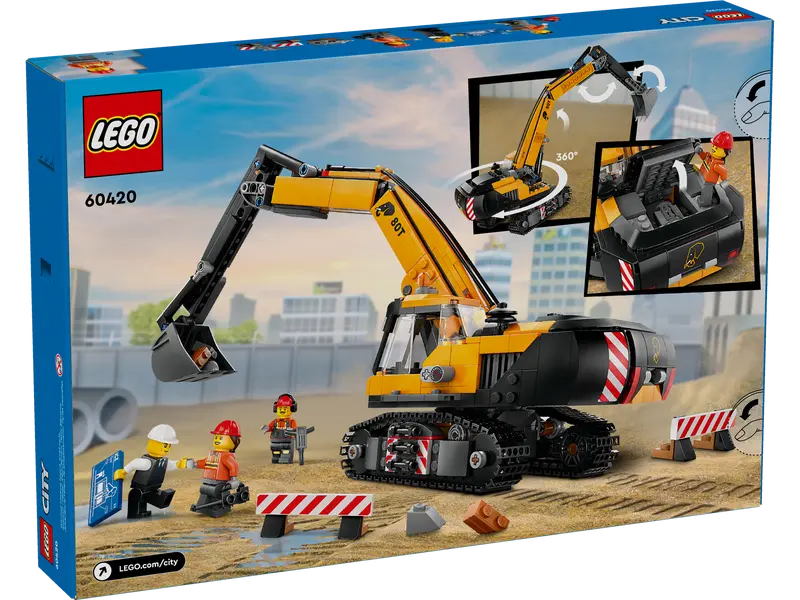 LEGO City Gelber Bagger (60420)