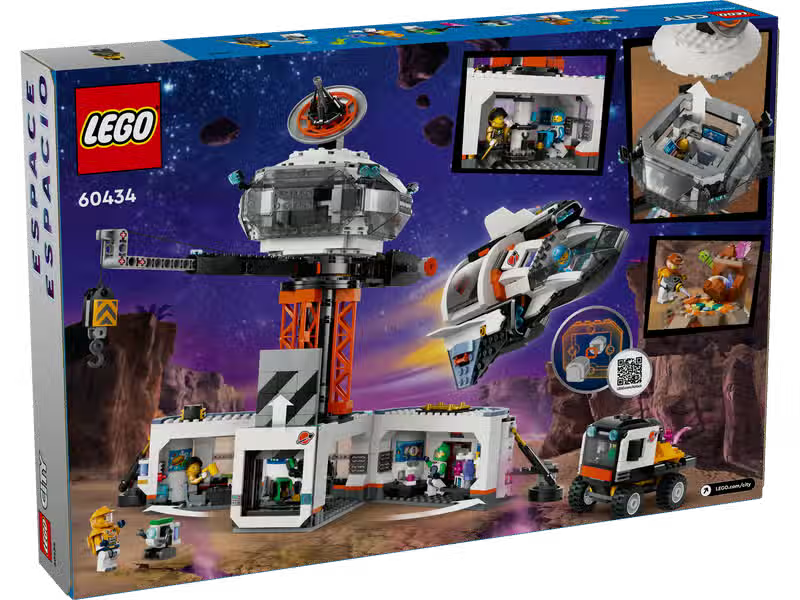 LEGO City Base spatiale et rampe de lancement de fusée (60434)