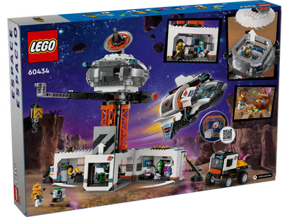 LEGO City Base spatiale et rampe de lancement de fusée (60434)