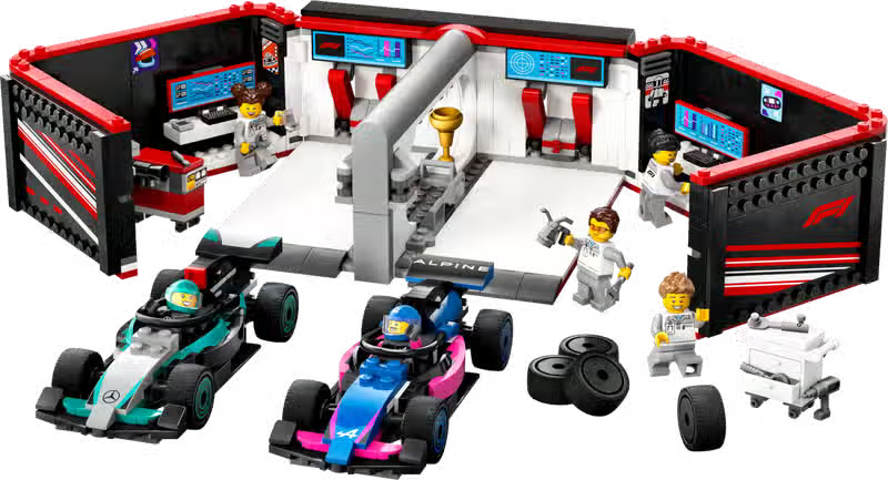 Garage F1 e Mercedes-AMG e auto alpine (60444)