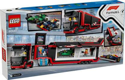 LEGO City Camion F1 con auto RB20 e AMR24 (60490)
