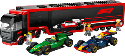 LEGO City Camion F1 con auto RB20 e AMR24 (60490)