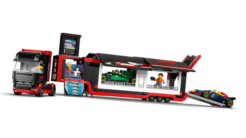 LEGO City Camion F1 con auto RB20 e AMR24 (60490)