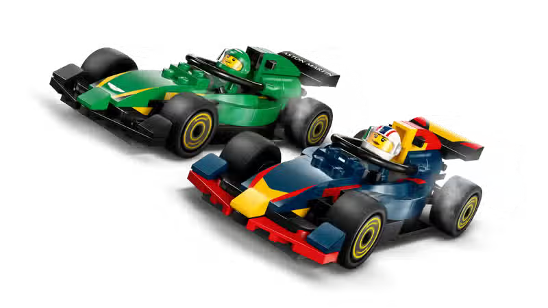LEGO City Camion F1 con auto RB20 e AMR24 (60490)