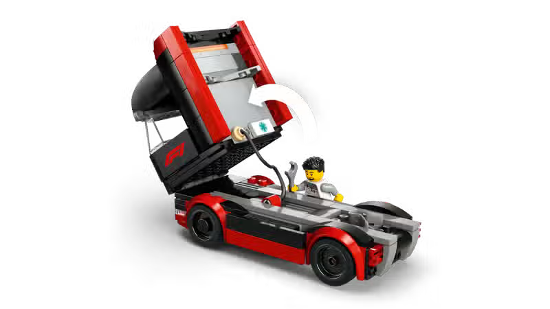 LEGO City Camion F1 con auto RB20 e AMR24 (60490)