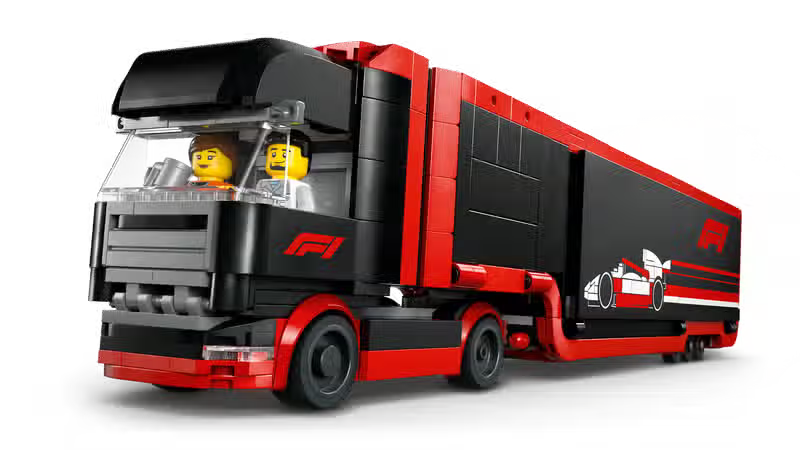 LEGO City Camion F1 con auto RB20 e AMR24 (60490)