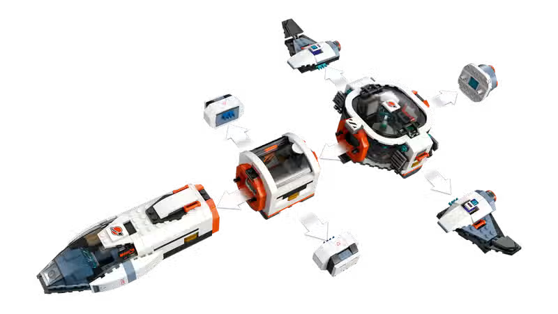 LEGO City Navire d'exploration spatiale modulaire (60446)