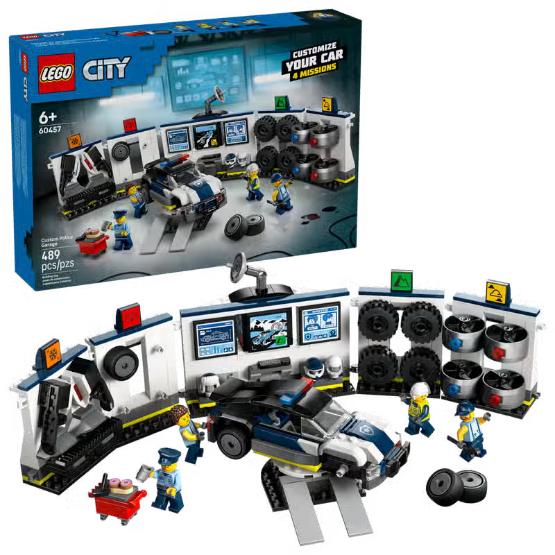LEGO City Garage de réglage de voiture de police (60457)