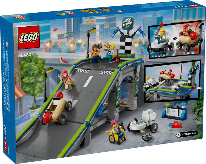 LEGO City Votre circuit de course City Rules avec rampes (60460)