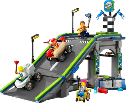 LEGO City Votre circuit de course City Rules avec rampes (60460)