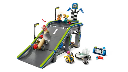LEGO City Votre circuit de course City Rules avec rampes (60460)
