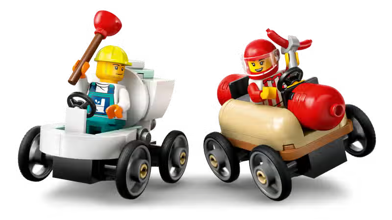 LEGO City Votre circuit de course City Rules avec rampes (60460)