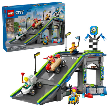 LEGO City Votre circuit de course City Rules avec rampes (60460)