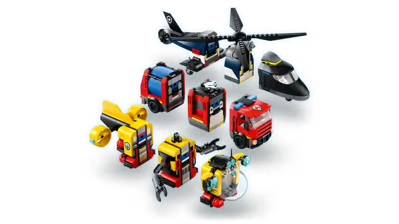 LEGO City Remix Hubschrauber, Feuerwehrauto und U-Boot (60462)