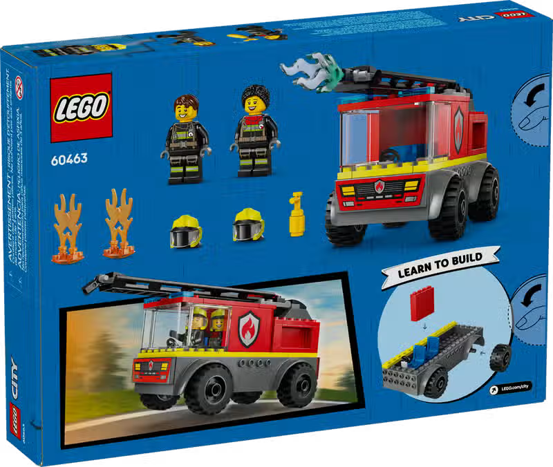 LEGO City Camion dei pompieri con scala (60463)
