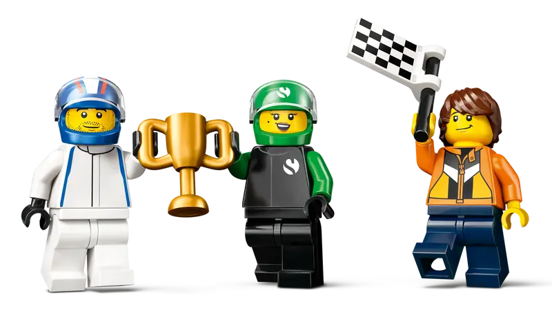 LEGO City F1-Startaufstellung mit VCARB und Sauber Racing Cars (60474)