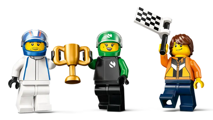 LEGO City F1-Startaufstellung mit VCARB und Sauber Racing Cars (60474)