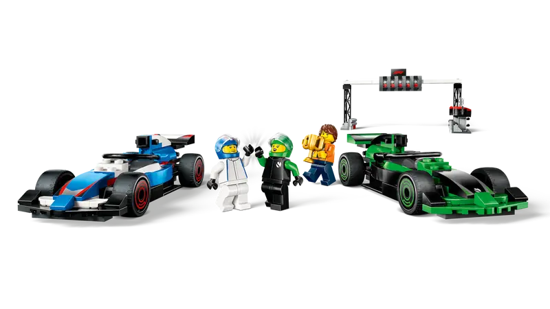 LEGO City F1-Startaufstellung mit VCARB und Sauber Racing Cars (60474)