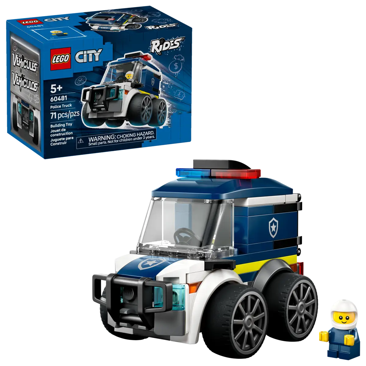 Manèges – Ensemble de construction de camions de police (60481)
