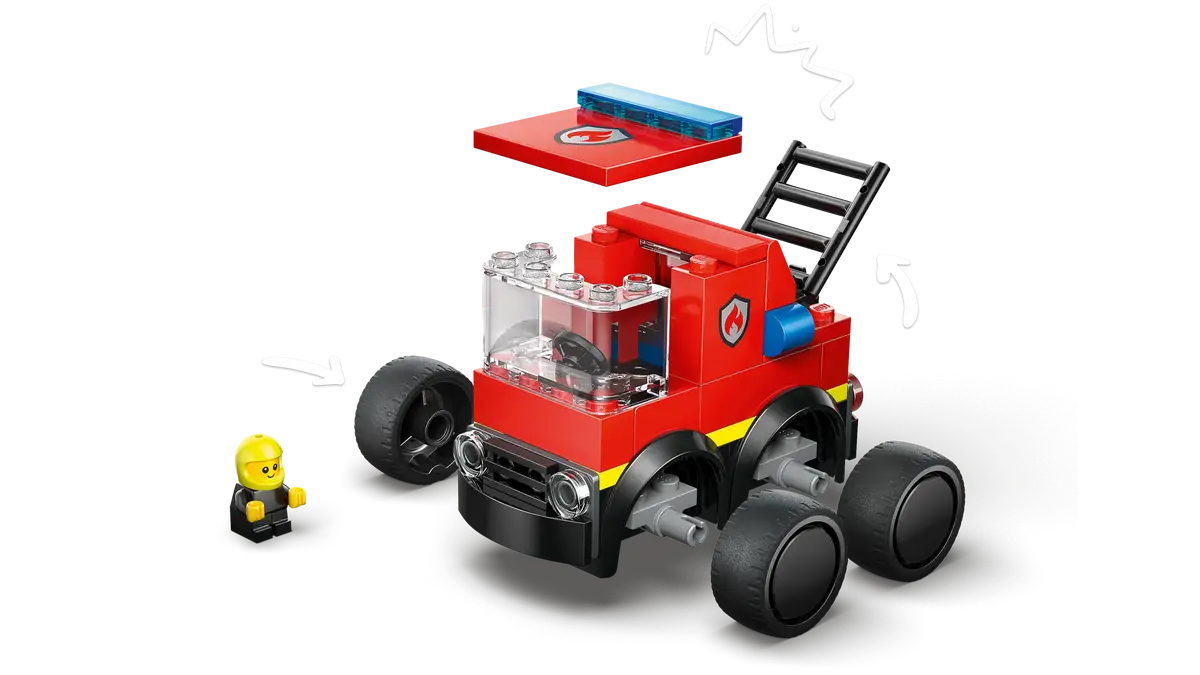 Fahrgeschäfte – Feuerwehrauto-Bauset (60482)