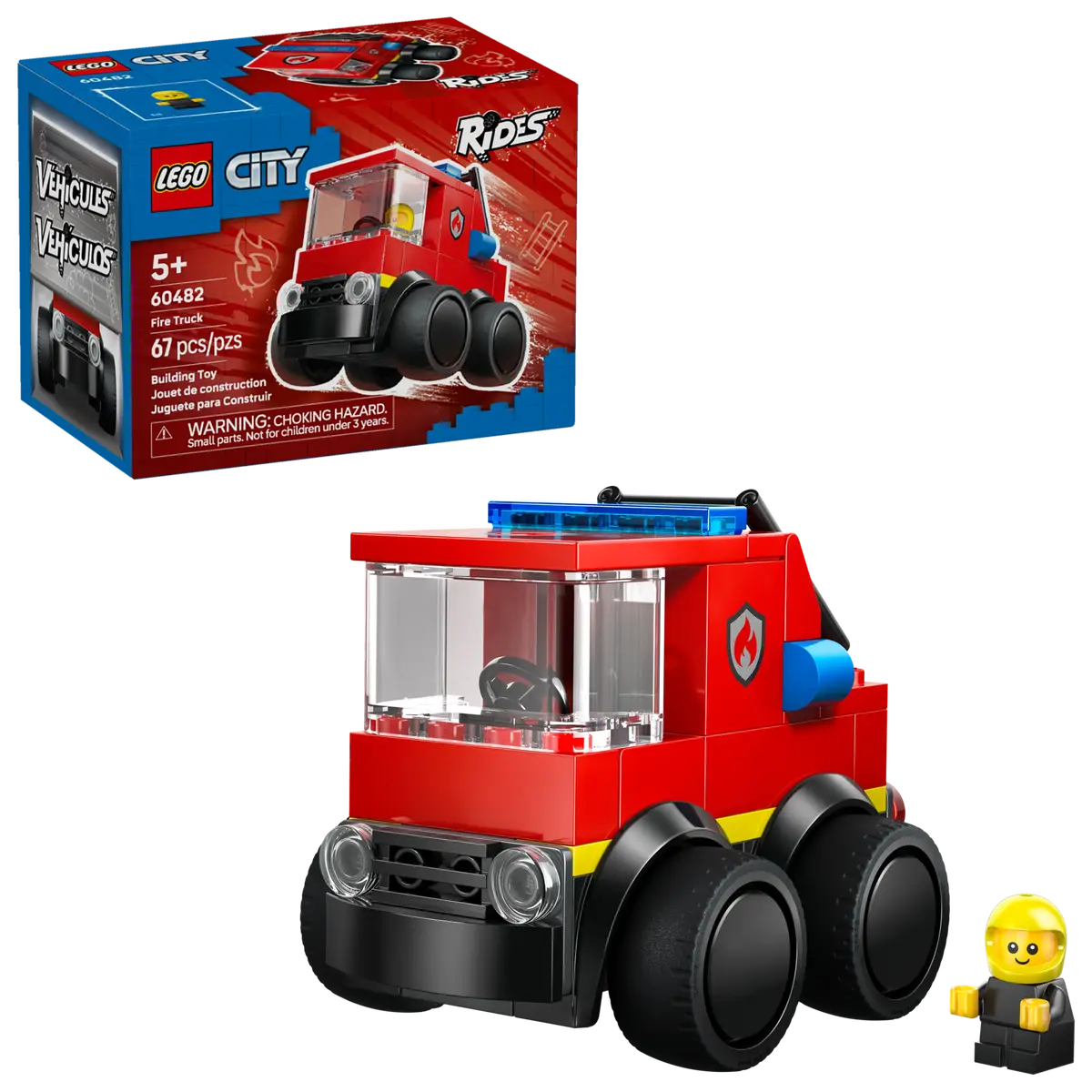 Fahrgeschäfte – Feuerwehrauto-Bauset (60482)