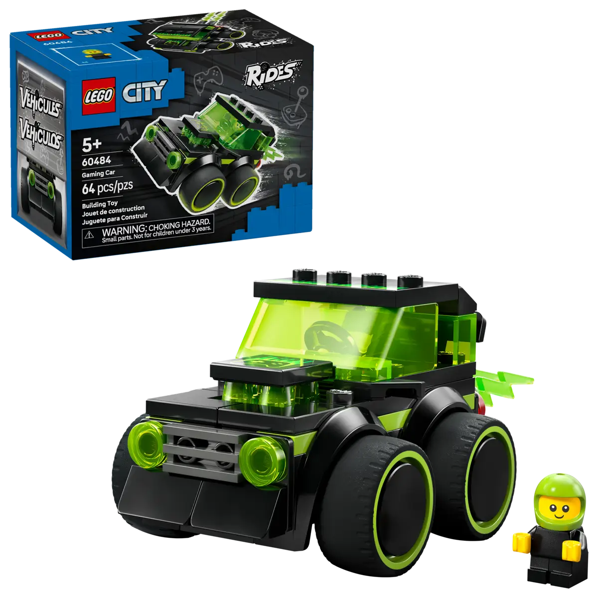 Manèges – Jeu de construction de voitures de course (60484)