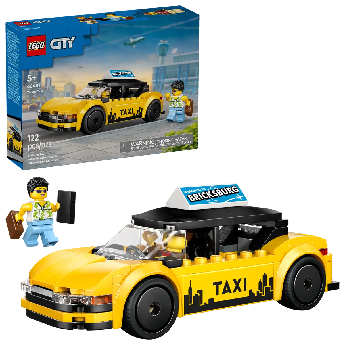 Gelbes Taxi-Bauset (60487)