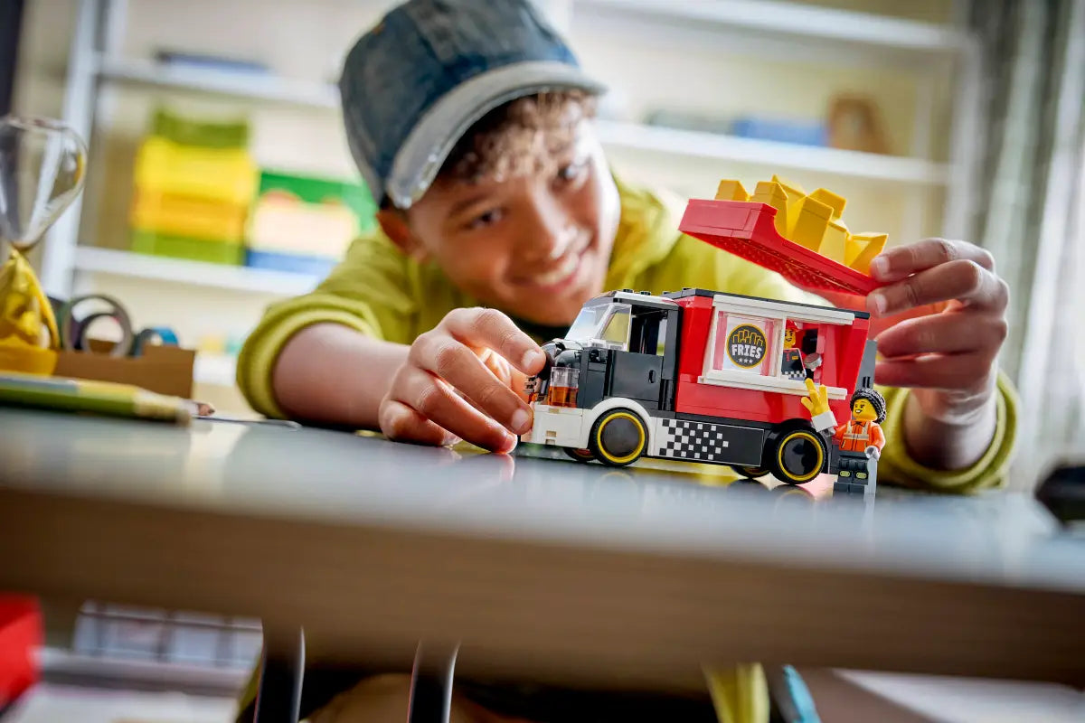 Jeu de construction de camion de nourriture de frites (60488)