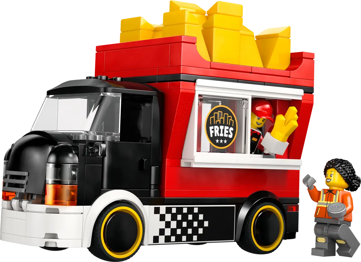Jeu de construction de camion de nourriture de frites (60488)