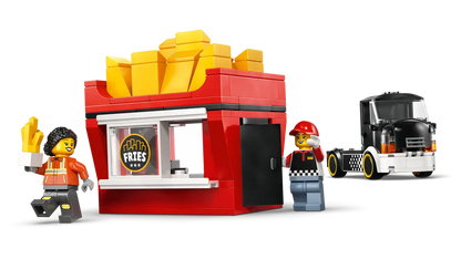 Jeu de construction de camion de nourriture de frites (60488)