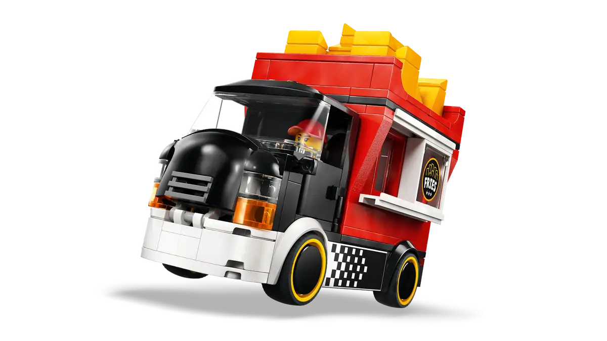 Jeu de construction de camion de nourriture de frites (60488)