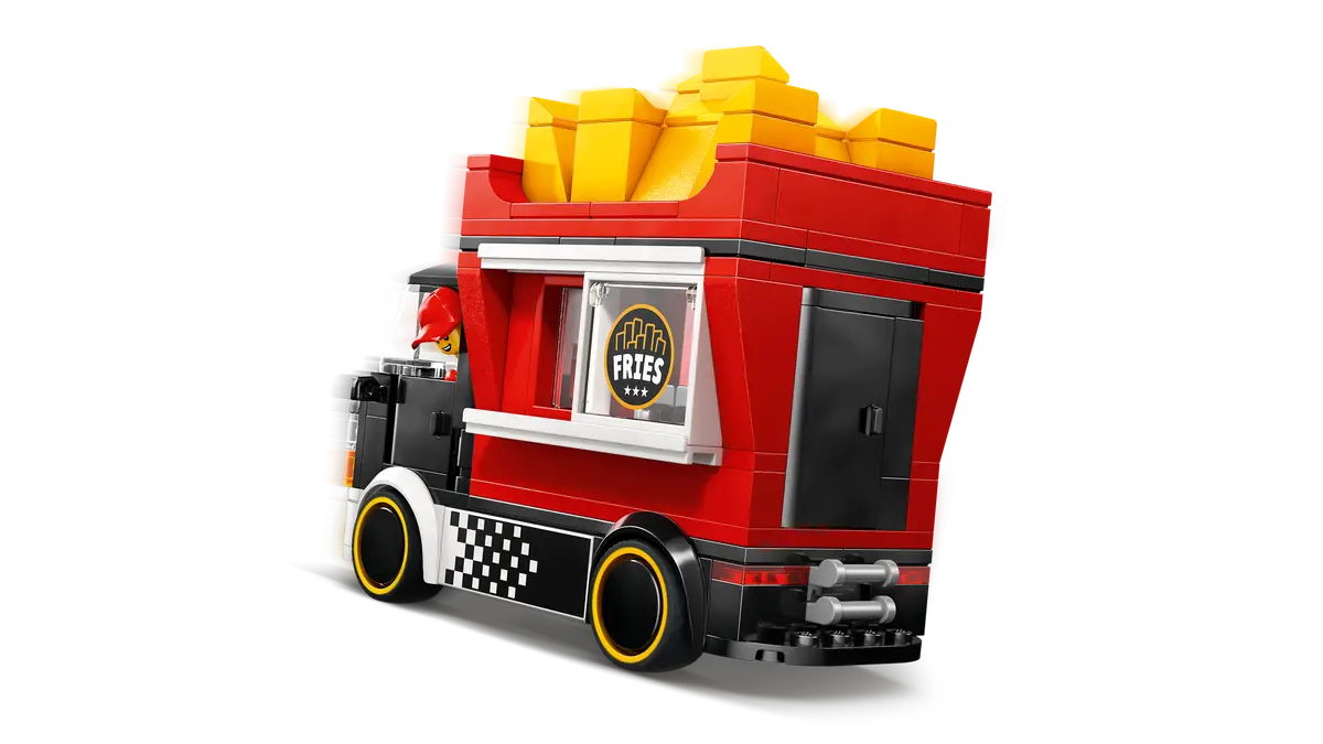 Jeu de construction de camion de nourriture de frites (60488)