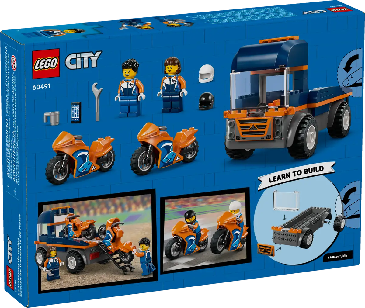 Motorradtransporter-Bauset (60491)