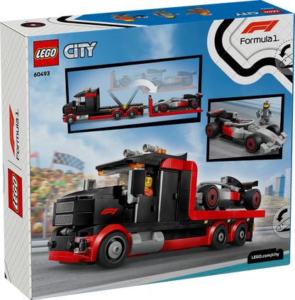 F1-Ausstellungs-Truck mit Bauset „Audi F1-Rennwagen“ (60493)