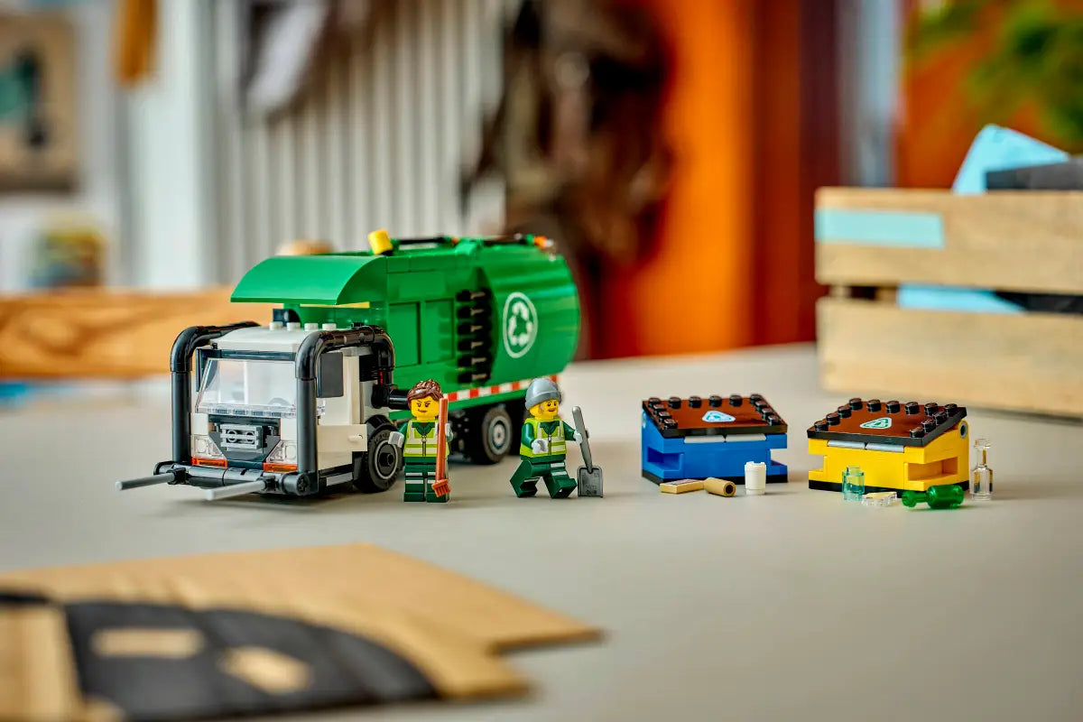Ensemble de construction de camion de recyclage (60495)