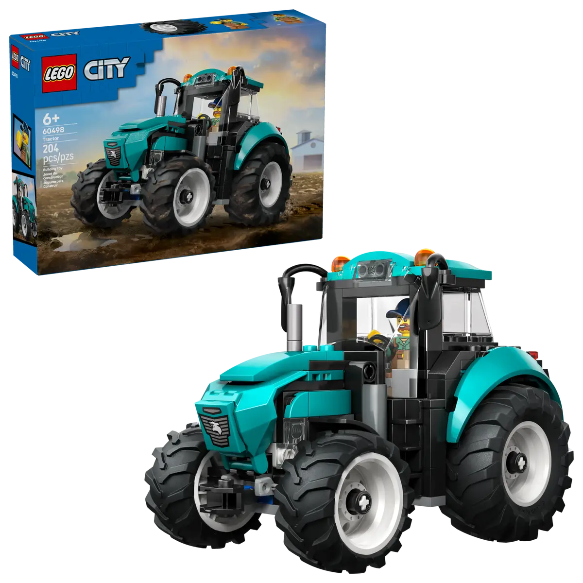 Ensemble de construction de tracteur agricole (60498)