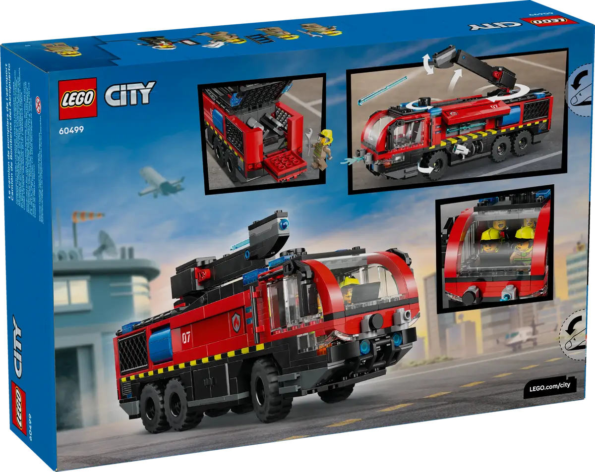 Ensemble de construction de camion de pompiers d'aéroport (60499)