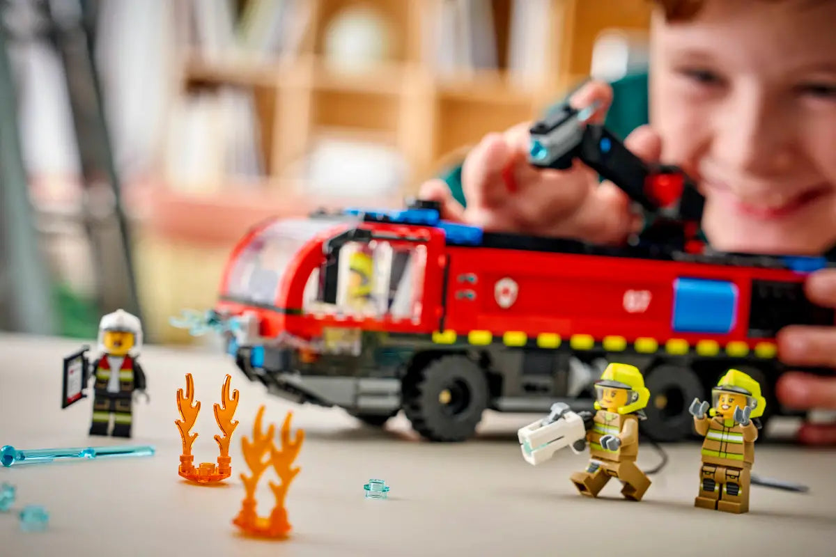 Ensemble de construction de camion de pompiers d'aéroport (60499)